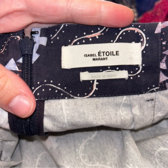 Isabel Marant women’s Liliko wrap skirt size 36 US size 4 purple white - Picture 6 of 9